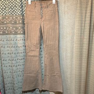American Eagle super high rise flare corduroys